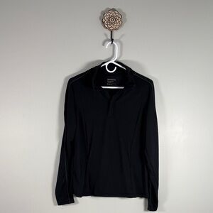 Mondetta Performance Luxury Pullover Women Large Black